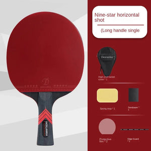 Planet Gates 9 star Long Handle 7star 9star Table Tennis Racket Professional Single Racket Carbon Competition High Bounce Table Tennis Racket Ping Pong Paddle