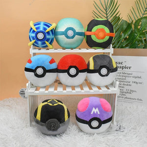 Planet Gates 9 Styles Pokemon Plush Toy Poké Ball Ultra Master Ball Strange Ball Dusk Ball Beast Ball Hisuian Ultra Ball Soft Stuffed Toys
