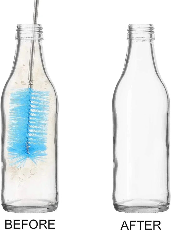 Planet Gates 90/155/200CM Aquarium Cleaning Brush for Hose Air Tube Stainless Steel Flexible Double Ended Pipe Brush Fish Tank Accessories