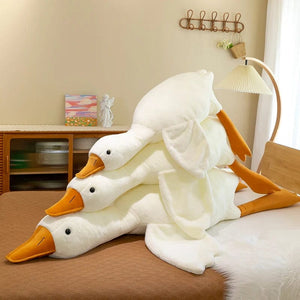 Planet Gates 90-190cm Lovely Big White Goose Throw Pillow Plush Toy Big Goose Doll Sleep on Bed Birthday Gift Girl Envio Gratis Stuffed Toys