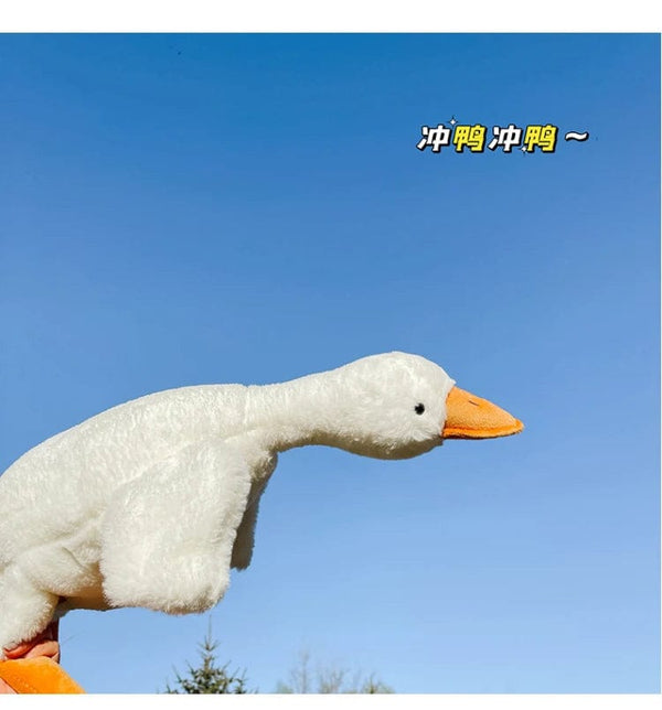 Planet Gates 90-190cm Lovely Big White Goose Throw Pillow Plush Toy Big Goose Doll Sleep on Bed Birthday Gift Girl Envio Gratis Stuffed Toys