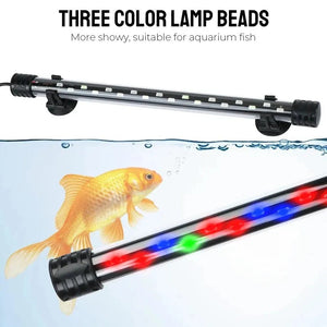 Planet Gates 90-260V Aquarium Light LED Waterproof Fish Tank Clip Light Underwater Decor Lighting Submersible Lamp Plant Grow Lamp 18-58CM