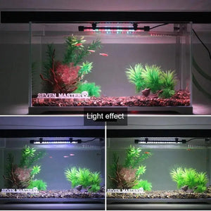 Planet Gates 90-260V Aquarium Light LED Waterproof Fish Tank Clip Light Underwater Decor Lighting Submersible Lamp Plant Grow Lamp 18-58CM