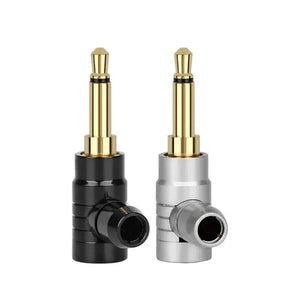 Planet Gates 90 Degree 2 3 4 Pole Jack 3.5mm Connector Headphone Plug Conector L Type Gold Plated Copper Consumer Electronics Audio Terminal