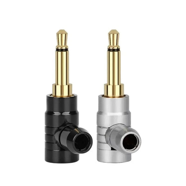 Planet Gates 90 Degree 2 3 4 Pole Jack 3.5mm Connector Headphone Plug Conector L Type Gold Plated Copper Consumer Electronics Audio Terminal