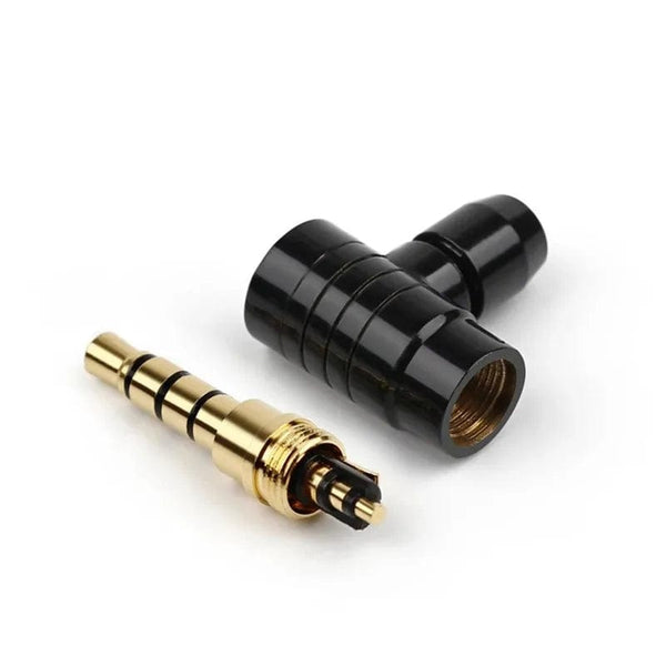 Planet Gates 90 Degree 2 3 4 Pole Jack 3.5mm Connector Headphone Plug Conector L Type Gold Plated Copper Consumer Electronics Audio Terminal