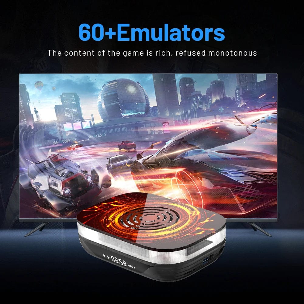 Planet Gates 90000 Games / EU KINHANK Amlogic S905X4 Retro Video Game Console Super Console X4 Plus 90000 Game for 60+ Emulators Arcade/MAME/NAOMI 4K HD TVBox