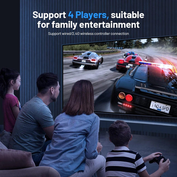 Planet Gates 90000 Games / EU KINHANK Amlogic S905X4 Retro Video Game Console Super Console X4 Plus 90000 Game for 60+ Emulators Arcade/MAME/NAOMI 4K HD TVBox