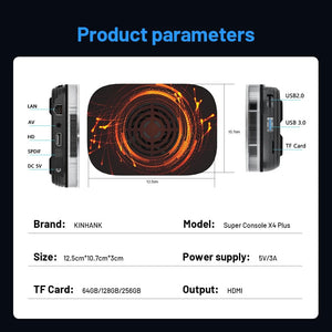 Planet Gates 90000 Games / EU KINHANK Amlogic S905X4 Retro Video Game Console Super Console X4 Plus 90000 Game for 60+ Emulators Arcade/MAME/NAOMI 4K HD TVBox