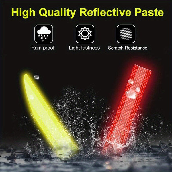Planet Gates 90cm/35.43in Reflective Car Decal Safety Warning Reflector Tape Car Stickers Anti Collision Warning Reflector Sticker Auto Accessories