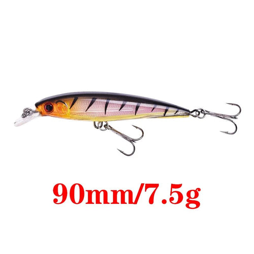 Planet Gates 90mm 7.5g Proleurre Fishing Lures 11cm 13.8g Sinking Minnow Wobblers Plastic Artificial Baits With Hook for Bass Pike Carp Swimbait Tackle