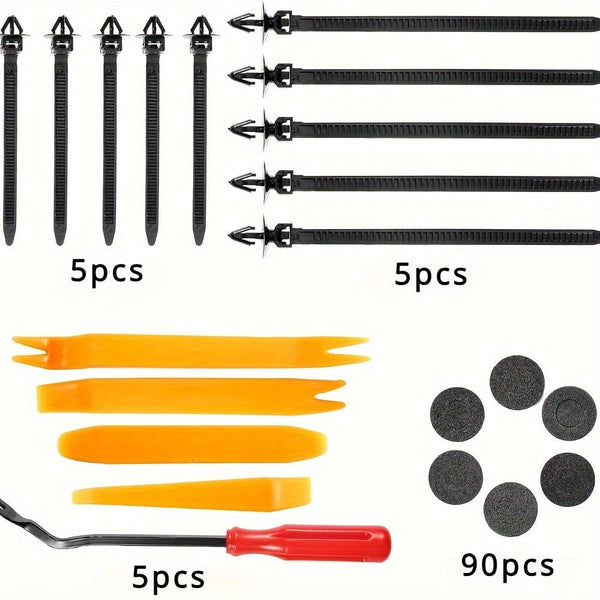Planet Gates 925/820pcs Automotive Fastener Set - 26 Popular Sizes Of Durable Bumper Mount Clips, Plastic Rivets And Tailgate Handle Bar Clips