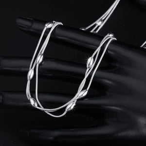 Planet Gates 925 sterling silver Charms beads Necklace for women luxury fashion party wedding accessories Jewelry Christmas gifts