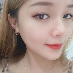 Planet Gates 925 Sterling Silver Crystal Jewelry Fashion Zircon Circle Hoop Earrings For Woman New XY0179