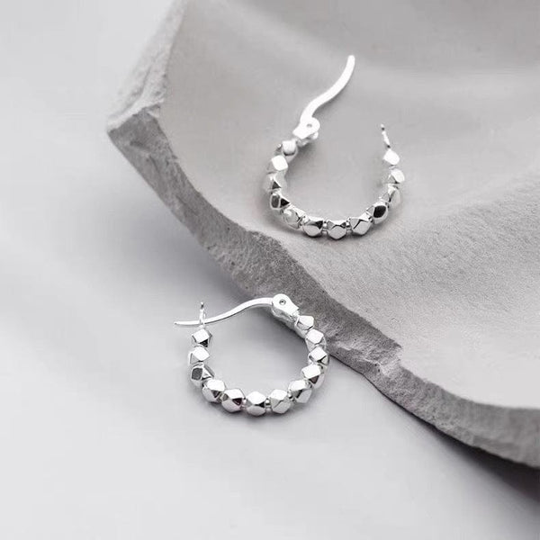 Planet Gates 925 Sterling Silver Hot Sale  hoop Earrings Simple Temperament Exquisite Hot Semale Sexy Jewelry Gift