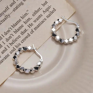 Planet Gates 925 Sterling Silver Hot Sale  hoop Earrings Simple Temperament Exquisite Hot Semale Sexy Jewelry Gift