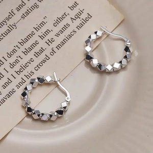 Planet Gates 925 Sterling Silver Hot Sale  hoop Earrings Simple Temperament Exquisite Hot Semale Sexy Jewelry Gift