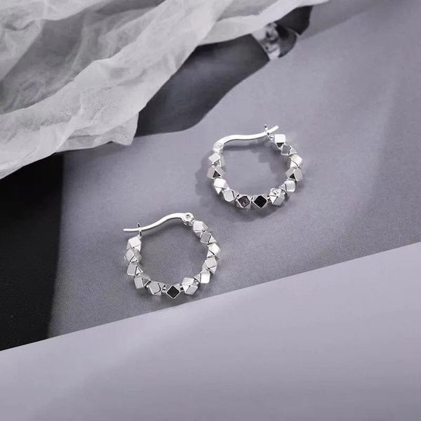 Planet Gates 925 Sterling Silver Hot Sale  hoop Earrings Simple Temperament Exquisite Hot Semale Sexy Jewelry Gift