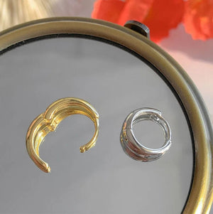 Planet Gates 925 Sterling Silver Hot Sale Korean geometric hoop Earrings Simple Temperament Exquisite Hot Semale Sexy Jewelry Gift