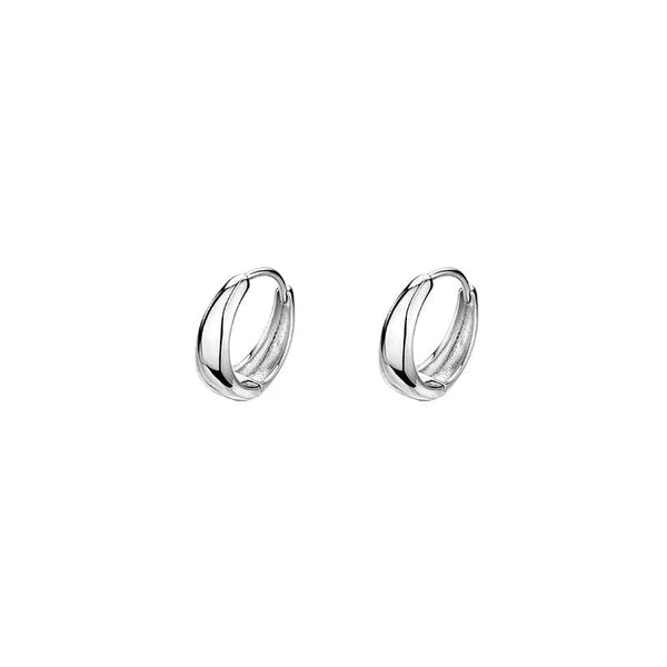 Planet Gates 925 Sterling Silver Hot Sale Korean geometric hoop Earrings Simple Temperament Exquisite Hot Semale Sexy Jewelry Gift