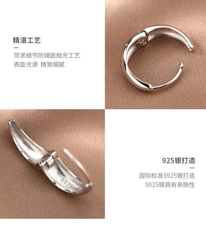 Planet Gates 925 Sterling Silver Hot Sale Korean geometric hoop Earrings Simple Temperament Exquisite Hot Semale Sexy Jewelry Gift