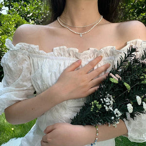 Planet Gates 925 Sterling Silver Necklace With Simple Geometric Beads Choker Shiny And Delicate Collarbone Chain For Women's Fashion Jeweller