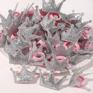 Planet Gates 933-2 / 20pcs 20pcs Kids Elastic Hair Bands Girls Plush Ball Rubber Band For Children Sweets Scrunchie Hair Ties Clip Baby Hair Accessories