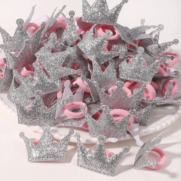 Planet Gates 933-2 / 20pcs 20pcs Kids Elastic Hair Bands Girls Plush Ball Rubber Band For Children Sweets Scrunchie Hair Ties Clip Baby Hair Accessories