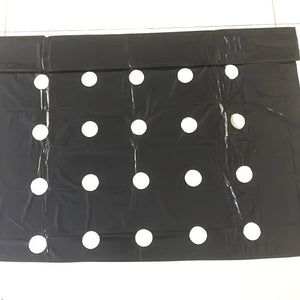 Planet Gates 94.79X999.74cm 1pc Plastic Film With Planting Holes, Garden Weed Control Barrier Film Mulching Breathable Gardening Farming Landscape Sheeting For Moisture Temperature Maintaining