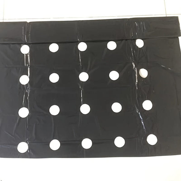 Planet Gates 94.79X999.74cm 1pc Plastic Film With Planting Holes, Garden Weed Control Barrier Film Mulching Breathable Gardening Farming Landscape Sheeting For Moisture Temperature Maintaining