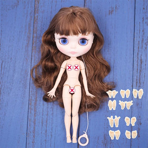 Planet Gates 9458 handab / 30cm height ICY DBS Blyth doll White Skin Glossy face Matte face Joint body with hand set A&B 1/6 bjd suitable diy makeup Special price