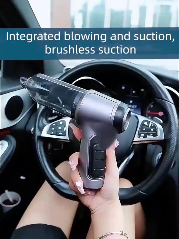 Planet Gates 95000Pa Mini Powerful Car Vacuum Cleaner Robot Wireless Home Cleaning Tool Blow Suction Integrated for Dry Wet Cleaning Small Appliance
