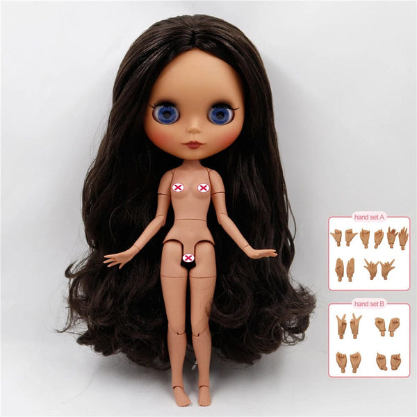 Planet Gates 950bm / 30cm heigh ICY DBS Blyth doll joint body white skin black skin dark skin DIY Make up special price give hand set AB girl gift