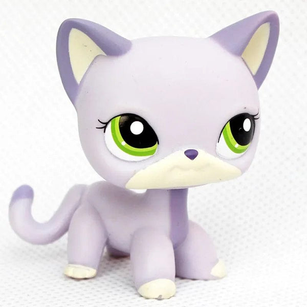 Planet Gates 959 Rare pet shop toy Mini Stands Short Hair Kitten Old Figures Collection Original Bobble head toy lps