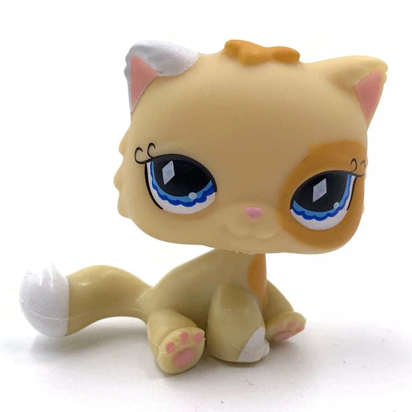 Planet Gates 959 Rare pet shop toy Mini Stands Short Hair Kitten Old Figures Collection Original Bobble head toy lps