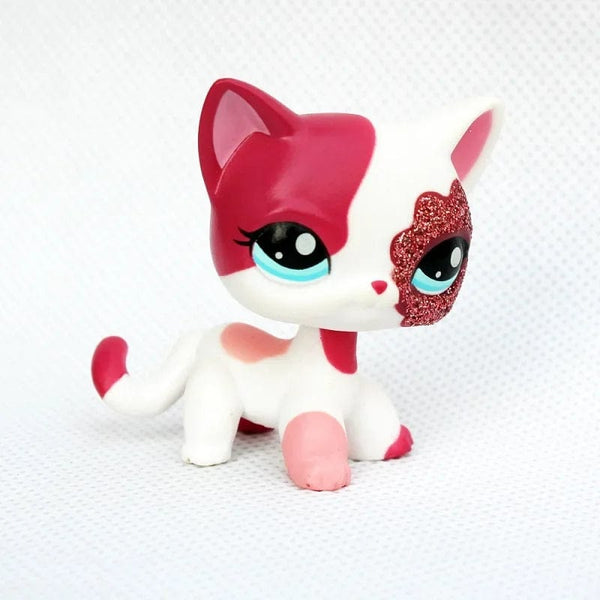 Planet Gates 959 Rare pet shop toy Mini Stands Short Hair Kitten Old Figures Collection Original Bobble head toy lps