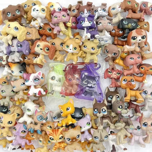 Planet Gates 959 Rare pet shop toy Mini Stands Short Hair Kitten Old Figures Collection Original Bobble head toy lps