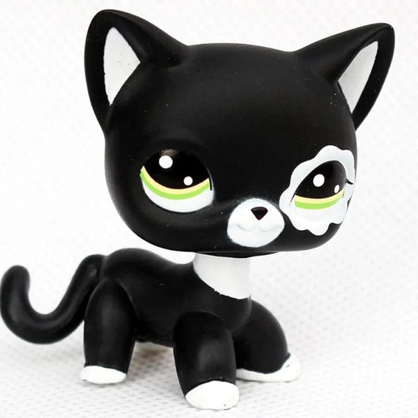 Planet Gates 959 Rare pet shop toy Mini Stands Short Hair Kitten Old Figures Collection Original Bobble head toy lps