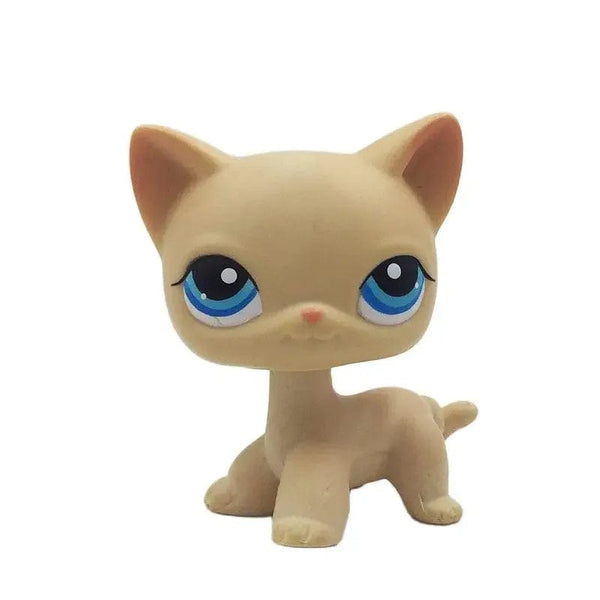 Planet Gates 959 Rare pet shop toy Mini Stands Short Hair Kitten Old Figures Collection Original Bobble head toy lps