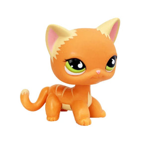 Planet Gates 959 Rare pet shop toy Mini Stands Short Hair Kitten Old Figures Collection Original Bobble head toy lps