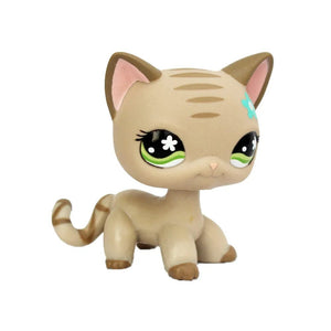 Planet Gates 959 Rare pet shop toy Mini Stands Short Hair Kitten Old Figures Collection Original Bobble head toy lps