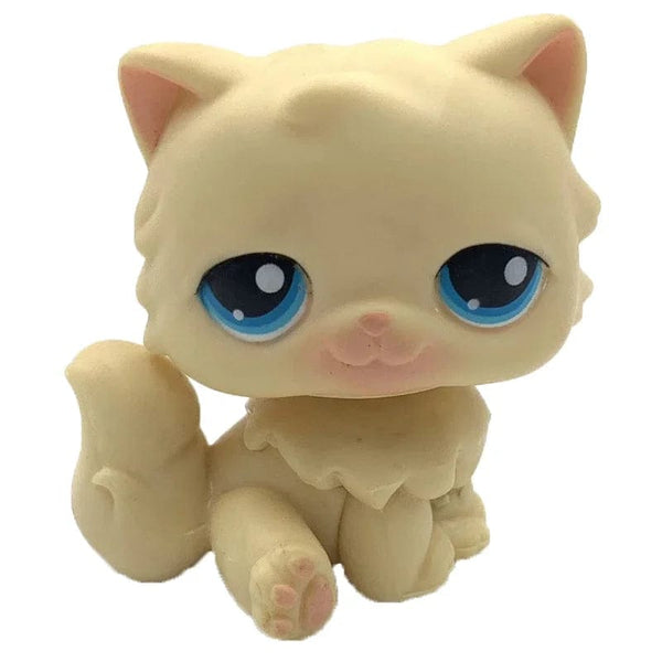 Planet Gates 959 Rare pet shop toy Mini Stands Short Hair Kitten Old Figures Collection Original Bobble head toy lps