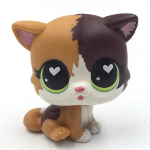 Planet Gates 959 Rare pet shop toy Mini Stands Short Hair Kitten Old Figures Collection Original Bobble head toy lps