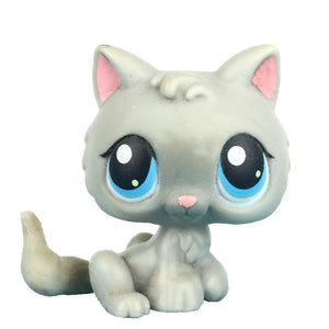 Planet Gates 959 Rare pet shop toy Mini Stands Short Hair Kitten Old Figures Collection Original Bobble head toy lps