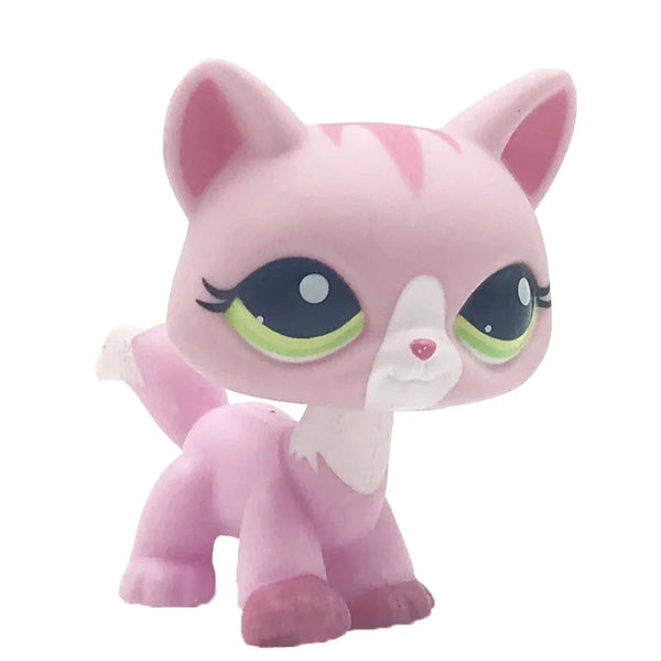 Planet Gates 959 Rare pet shop toy Mini Stands Short Hair Kitten Old Figures Collection Original Bobble head toy lps