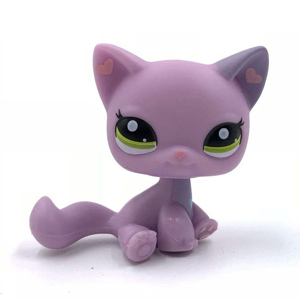 Planet Gates 959 Rare pet shop toy Mini Stands Short Hair Kitten Old Figures Collection Original Bobble head toy lps