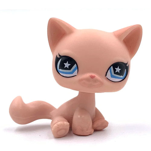Planet Gates 959 Rare pet shop toy Mini Stands Short Hair Kitten Old Figures Collection Original Bobble head toy lps