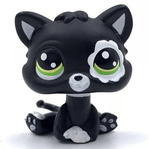 Planet Gates 959 Rare pet shop toy Mini Stands Short Hair Kitten Old Figures Collection Original Bobble head toy lps