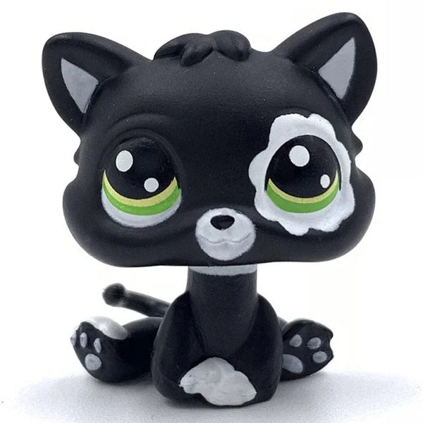 Planet Gates 959 Rare pet shop toy Mini Stands Short Hair Kitten Old Figures Collection Original Bobble head toy lps