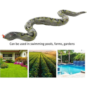 Planet Gates 95cm Inflatable Snake Tricky Toy False Snake Halloween Prank Props Garden Pool Toy Simulation Inflatable Snake Tricky Water Toy